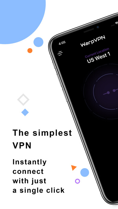 Emulate iPhone app WarpVPN using MyAndroid