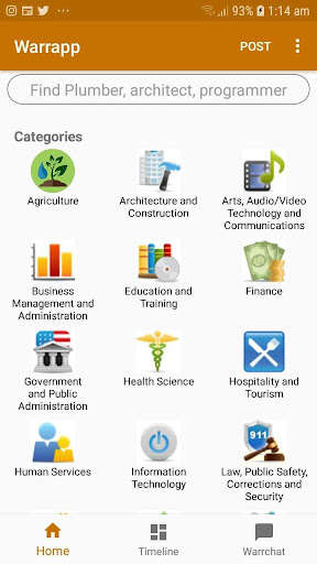 Run android online APK Warrapp from MyAndroid or emulate Warrapp using MyAndroid