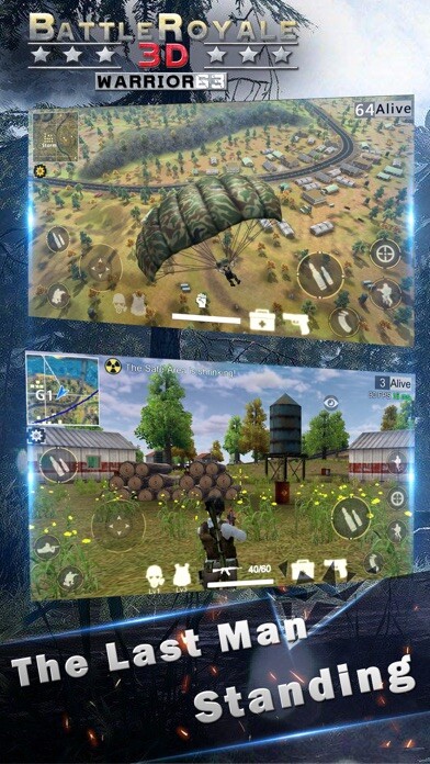 Emulate iPhone app Warrior63 - Battle Royale 3D using MyAndroid
