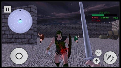 Emulate iPhone app Warrior Fury Knight - Castle Defense using MyAndroid