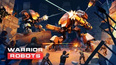 Emulate iPhone app Warrior Robots 3D: Iron combat using MyAndroid