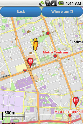 Run android online APK Warsaw Amenities Map (free) from MyAndroid or emulate Warsaw Amenities Map (free) using MyAndroid