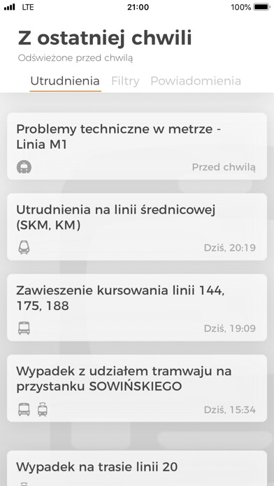 Emulate iPhone app Warsaw Public Transport Alerts using MyAndroid Emulate iPhone app Warsaw Public Transport Alerts using MyAndroid