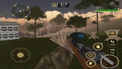 Emulate iPhone app War Shooting Survival using MyAndroid