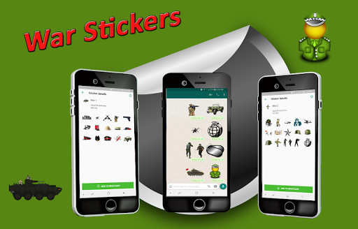Run android online APK War Stickers WAStickerApps from MyAndroid or emulate War Stickers WAStickerApps using MyAndroid