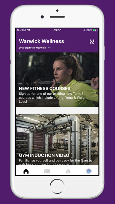 Emulate iPhone app Warwick Wellness using MyAndroid