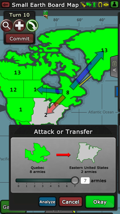 Emulate iPhone app Warzone - turn based strategy using MyAndroid