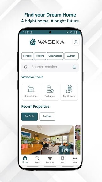 Run android online APK Waseka Property Search UK from MyAndroid or emulate Waseka Property Search UK using MyAndroid
