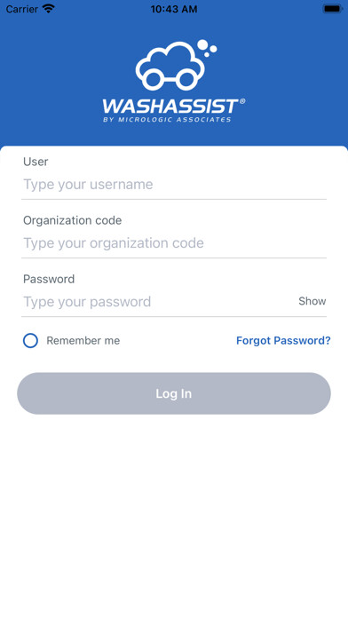 Emulate iPhone app WashAssist Dashboard using MyAndroid Emulate iPhone app WashAssist Dashboard using MyAndroid