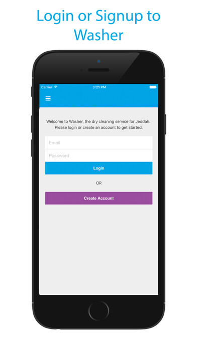 Emulate iPhone app Washer - Laundry and Dry Cleaning using MyAndroid Emulate iPhone app Washer - Laundry and Dry Cleaning using MyAndroid
