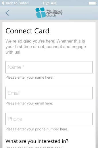Run android online APK Washington Community Church from MyAndroid or emulate Washington Community Church using MyAndroid