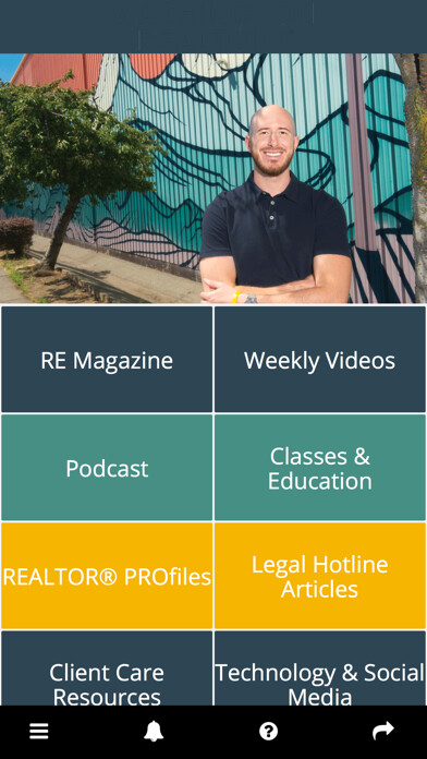 Emulate iPhone app Washington Realtors using MyAndroid