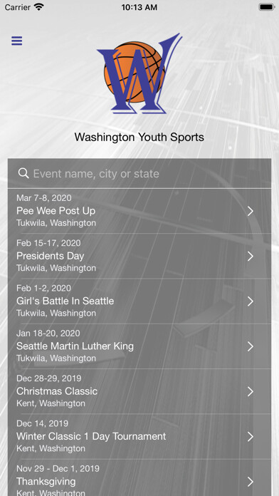 Emulate iPhone app Washington Youth Sports using MyAndroid Emulate iPhone app Washington Youth Sports using MyAndroid