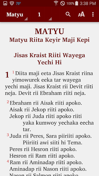 Run android online APK Washkuk (Kwoma) - Bible from MyAndroid or emulate Washkuk (Kwoma) - Bible using MyAndroid