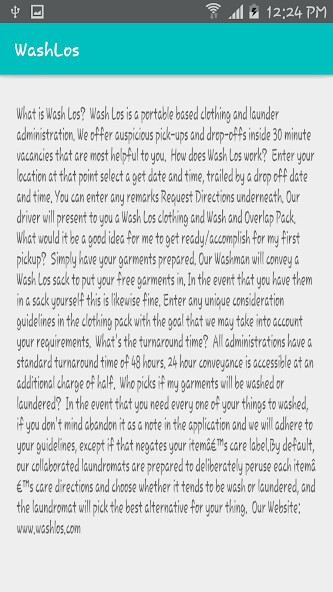 Run android online APK WASHLOS from MyAndroid or emulate WASHLOS using MyAndroid