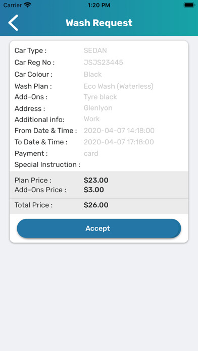 Emulate iPhone app WashMe Now - Washer using MyAndroid Emulate iPhone app WashMe Now - Washer using MyAndroid