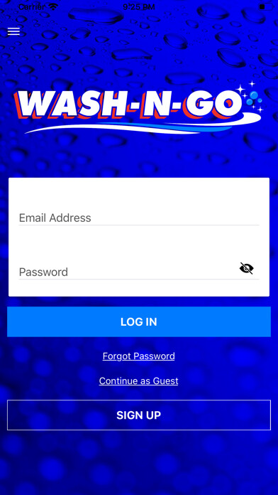 Emulate iPhone app Wash N Go Car Wash using MyAndroid Emulate iPhone app Wash N Go Car Wash using MyAndroid