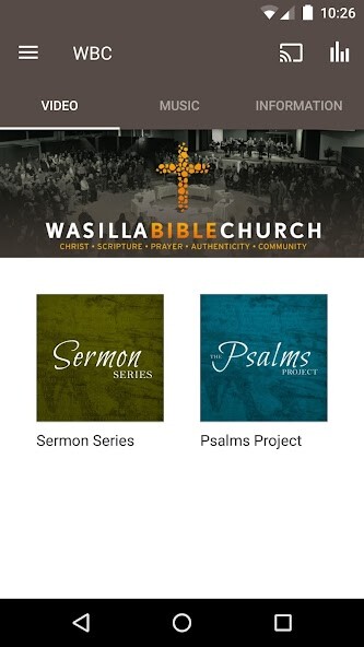 Emulate iPhone app Wasilla Bible Church using MyAndroid Emulate iPhone app Wasilla Bible Church using MyAndroid