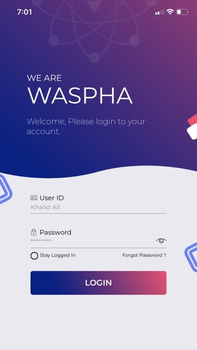 Emulate iPhone app Waspha - Driver App using MyAndroid