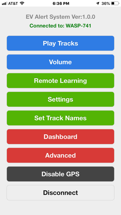 Emulate iPhone app WASP Pedestrian Alert System using MyAndroid