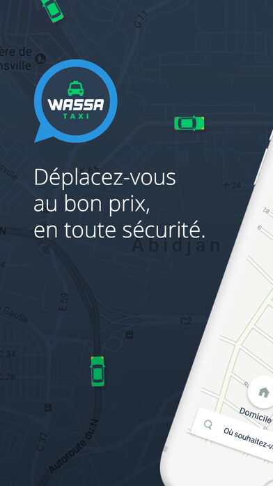 Emulate iPhone app Wassa Taxi using MyAndroid
