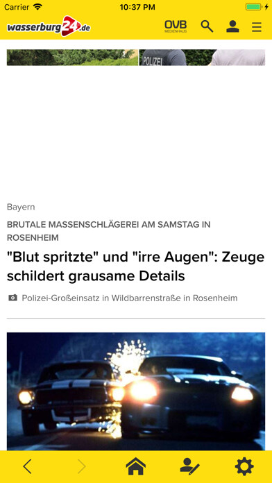 Emulate iPhone app wasserburg24.de using MyAndroid Emulate iPhone app wasserburg24.de using MyAndroid