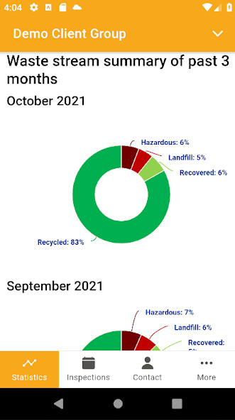 Run android online APK WastePlan Statistics from MyAndroid or emulate WastePlan Statistics using MyAndroid