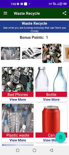 Run android online APK Waste recycling : (Make money) from MyAndroid or emulate Waste recycling : (Make money) using MyAndroid