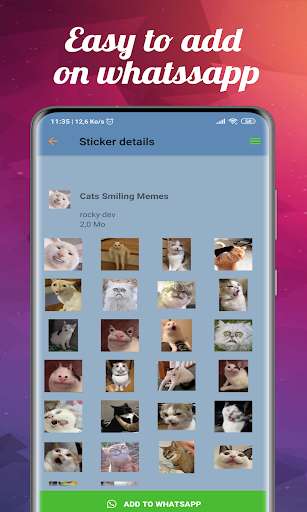 Run android online APK WAStickerApps Cat & Funny Cat stickers from MyAndroid or emulate WAStickerApps Cat & Funny Cat stickers using MyAndroid Run android online APK WAStickerApps Cat & Funny Cat stickers from MyAndroid or emulate WAStickerApps Cat & Funny Cat stickers using MyAndroid