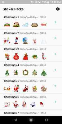 Emulate Android APK WAStickerApps Christmas Sticker Pack