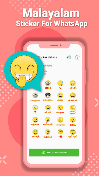 Run android online APK WAStickerApps Malayalam Stickers for WhatsApp from MyAndroid or emulate WAStickerApps Malayalam Stickers for WhatsApp using MyAndroid