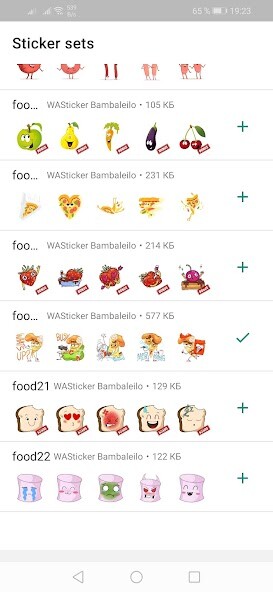Run android online APK WASticker Food Stickers from MyAndroid or emulate WASticker Food Stickers using MyAndroid