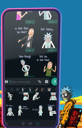 Run android online APK WASticker Rick and Morty Pack from MyAndroid or emulate WASticker Rick and Morty Pack using MyAndroid Run android online APK WASticker Rick and Morty Pack from MyAndroid or emulate WASticker Rick and Morty Pack using MyAndroid