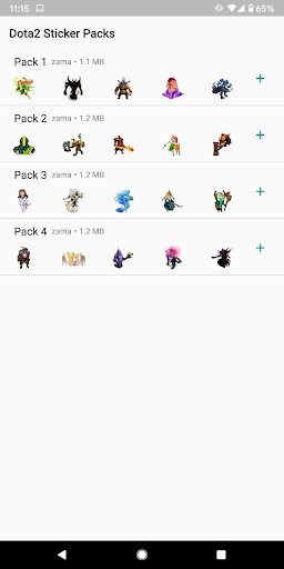 Run android online APK WAStickers Dota2 from MyAndroid or emulate WAStickers Dota2 using MyAndroid