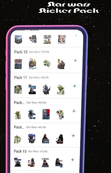 Run android online APK WASticker Star Wars Pack from MyAndroid or emulate WASticker Star Wars Pack using MyAndroid
