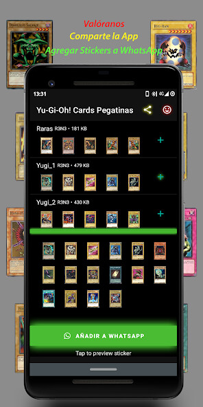 Run android online APK WAStickers: Yu-Gi-Oh! Cards from MyAndroid or emulate WAStickers: Yu-Gi-Oh! Cards using MyAndroid