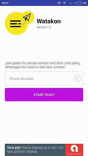 Run android online APK Watakon (Whatsapp without adding Contact) from MyAndroid or emulate Watakon (Whatsapp without adding Contact) using MyAndroid Run android online APK Watakon (Whatsapp without adding Contact) from MyAndroid or emulate Watakon (Whatsapp without adding Contact) using MyAndroid