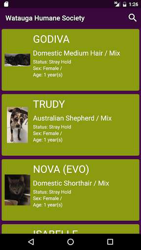 Run android online APK Watauga Humane Society from MyAndroid or emulate Watauga Humane Society using MyAndroid