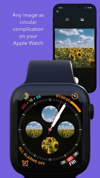 Emulate iPhone app WatchAnything - watch faces using MyAndroid