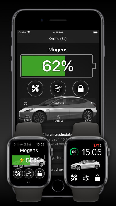 Emulate iPhone app Watch app for Tesla using MyAndroid Emulate iPhone app Watch app for Tesla using MyAndroid