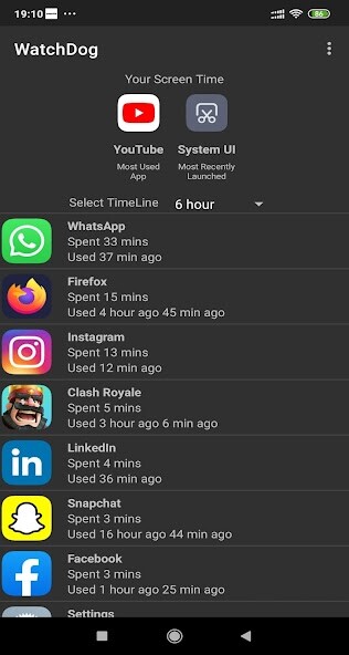 Run android online APK WatchDog - Screen time tracker, track phone usage from MyAndroid or emulate WatchDog - Screen time tracker, track phone usage using MyAndroid Run android online APK WatchDog - Screen time tracker, track phone usage from MyAndroid or emulate WatchDog - Screen time tracker, track phone usage using MyAndroid