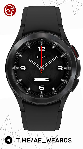 Run android online APK Watchface Black Classic Watch4 from MyAndroid or emulate Watchface Black Classic Watch4 using MyAndroid