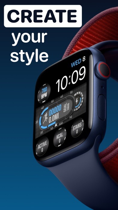 Emulate iPhone app Watch Faces 100,000 WatchMaker using MyAndroid