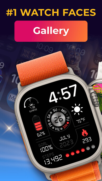 Emulate iPhone app Watch Faces - BetterWatch using MyAndroid