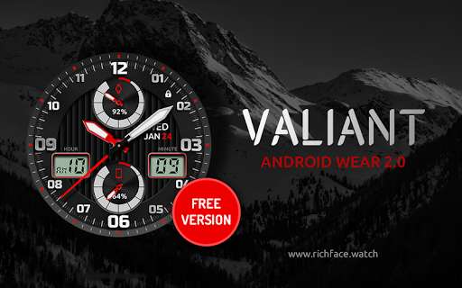 Run android online APK Watch Face Valiant from MyAndroid or emulate Watch Face Valiant using MyAndroid