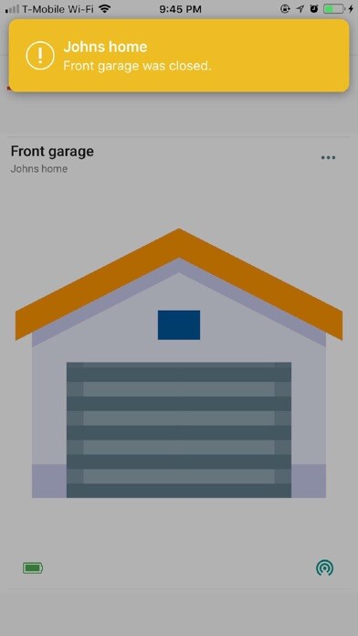 Emulate iPhone app Watchman Garage Door using MyAndroid