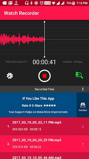 Emulate Android APK Watch Recorder with Mic. Zoom Emulate Android APK Watch Recorder with Mic. Zoom