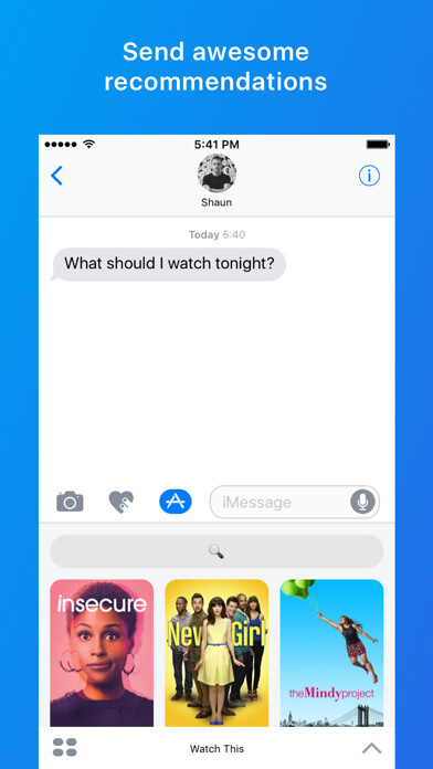Emulate iPhone app Watch This - Recommend TV and Movies using MyAndroid Emulate iPhone app Watch This - Recommend TV and Movies using MyAndroid