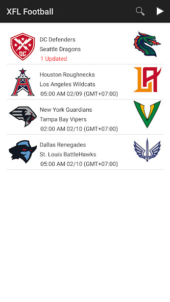 Run android online APK Watch XFL NFL NCAAF Football from MyAndroid or emulate Watch XFL NFL NCAAF Football using MyAndroid