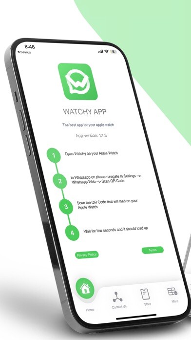 Emulate iPhone app Watchy: for Whatsapp using MyAndroid